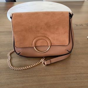 Tan crossbody bag